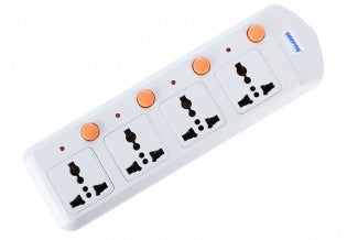 Geepas 4 Way Extension Socket 4003