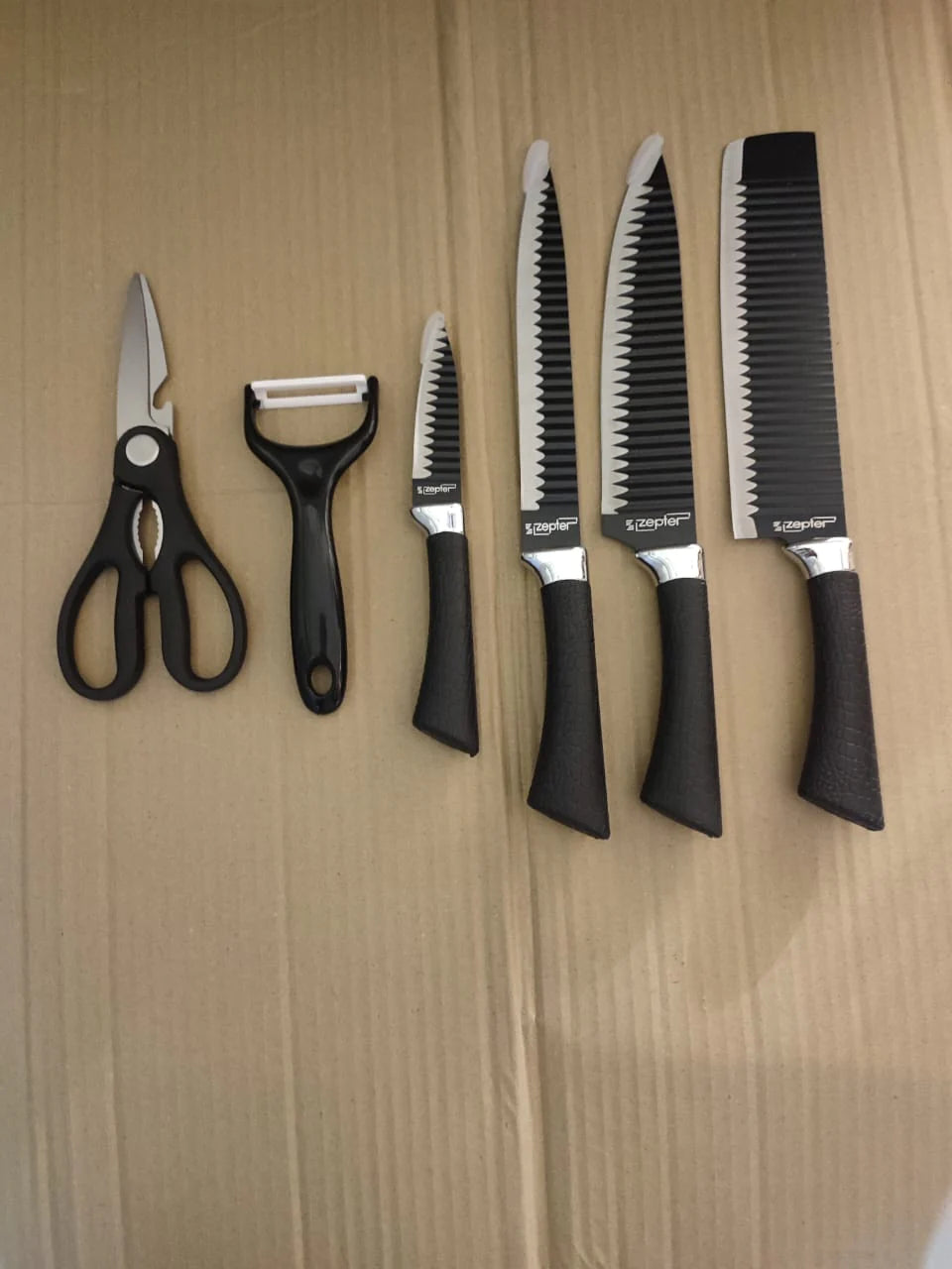 LOT IMPORTED 6 PC SHARP KNIVES