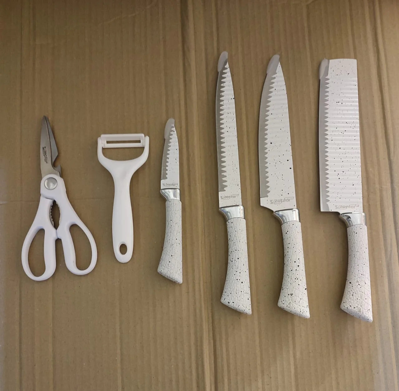 LOT IMPORTED 6 PC SHARP KNIVES