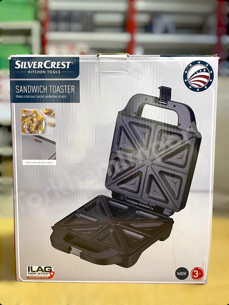 Big Size Silver Crest Sandwich Toaster ( 8 Slices)