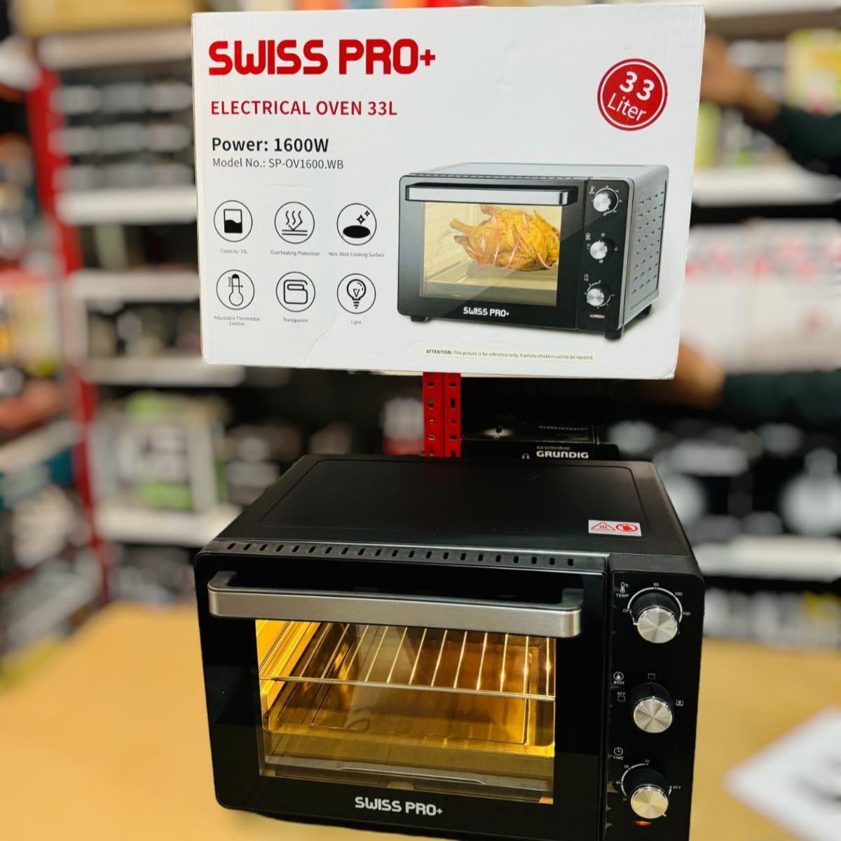 Swiss Pro+ Electric Oven 33L