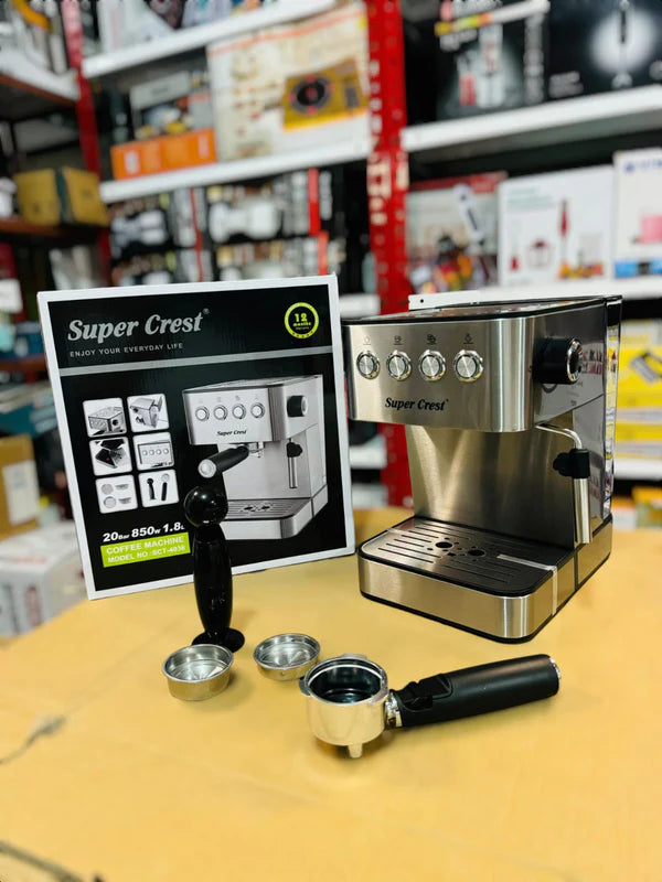 Super Crest Espresso Coffee Maker