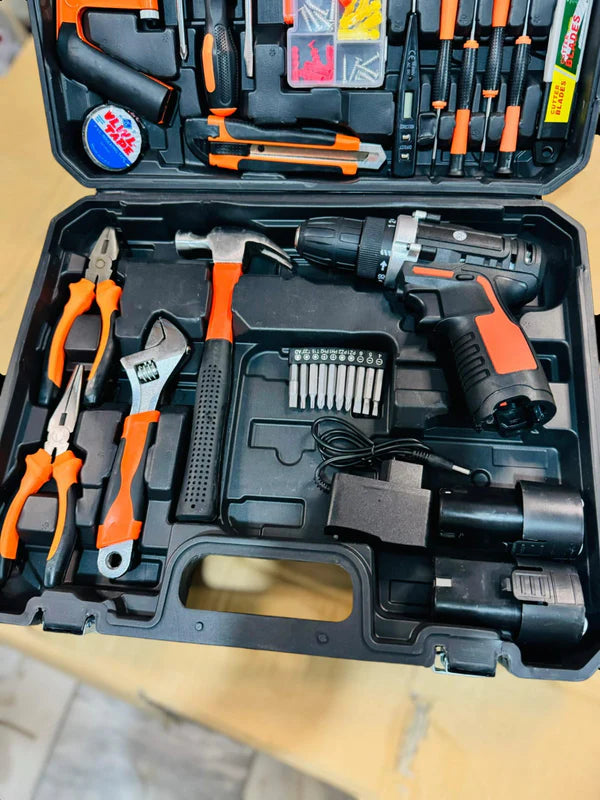 Rechargeable Drill + Multi Tool Box