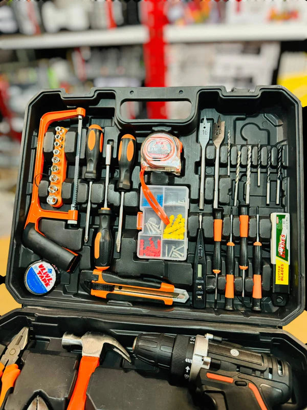 Rechargeable Drill + Multi Tool Box