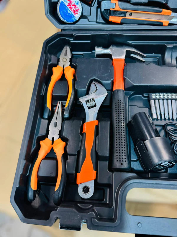 Rechargeable Drill + Multi Tool Box