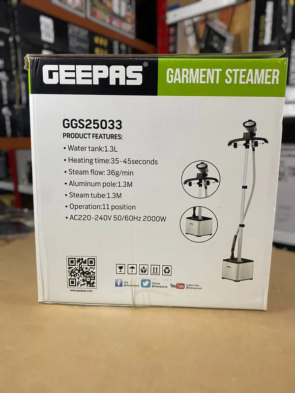 GEEPAS Vertical Garment Steamer 25033