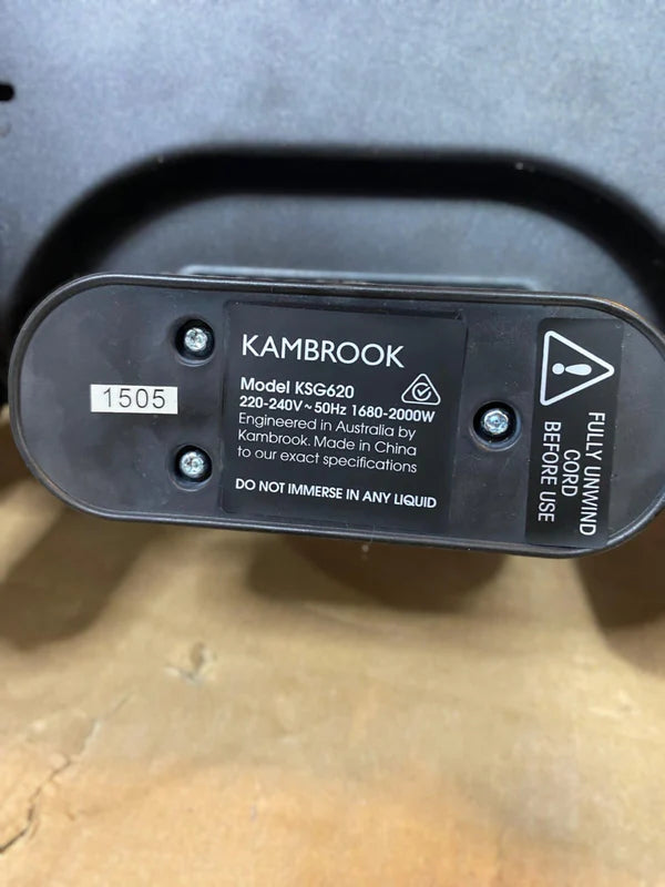 KAMBROOK 2 slice Sandwich Press