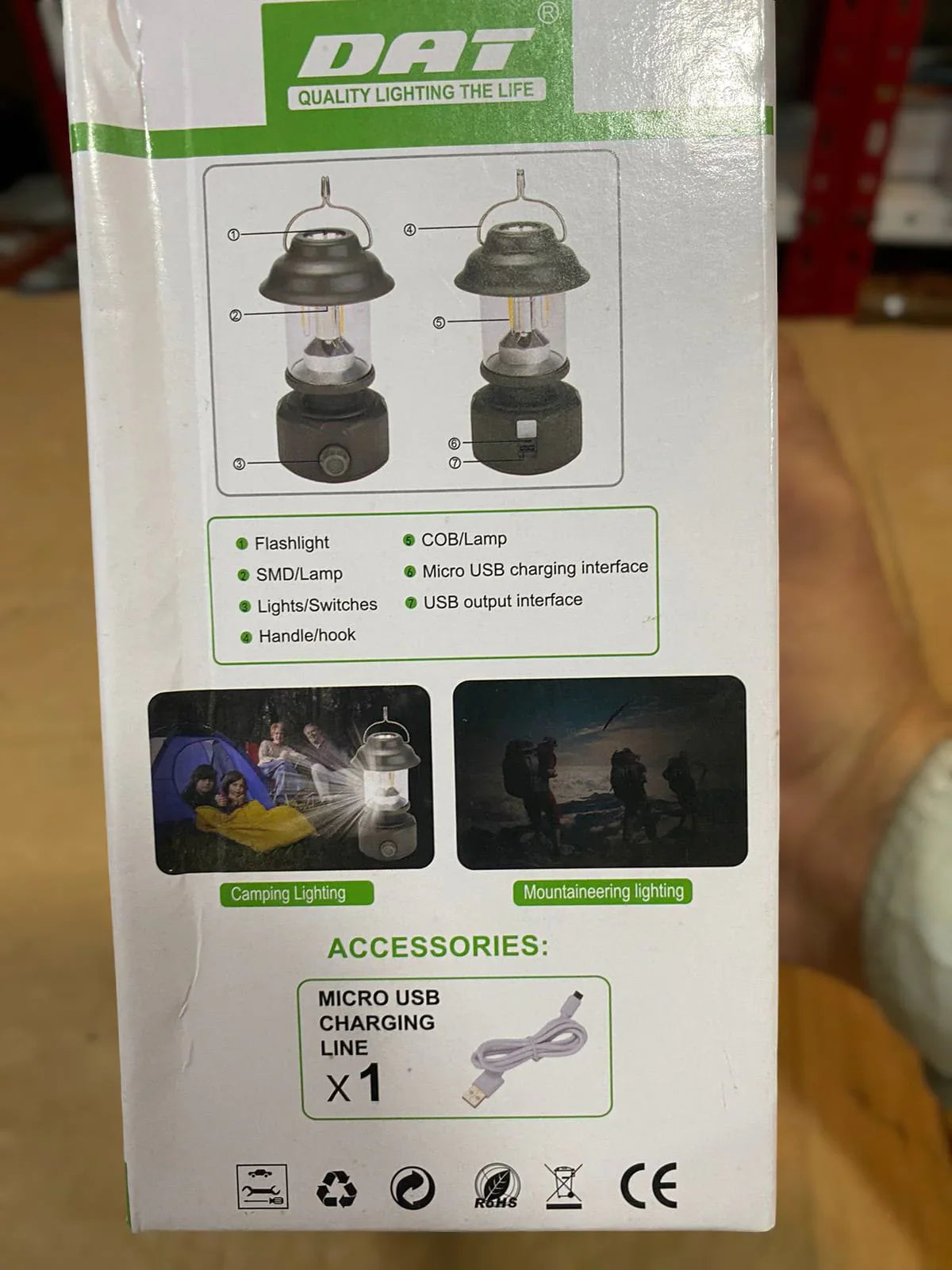 Portable Lantern Lamp DT-712
