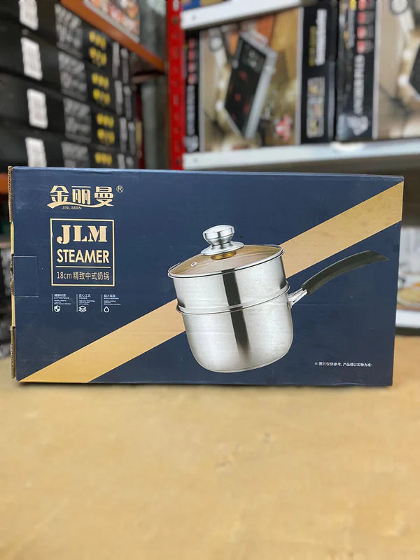 JLM Stainless Steel Saucepan 18cm