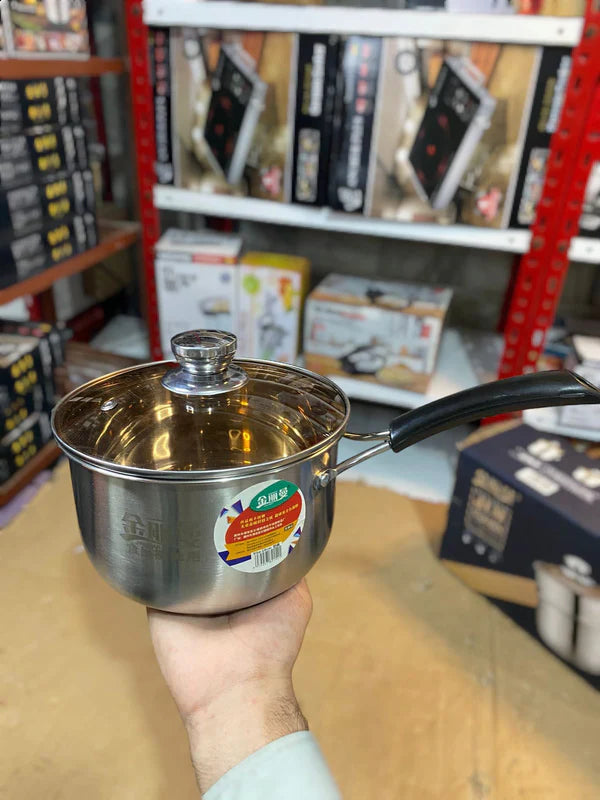 JLM Stainless Steel Saucepan 18cm