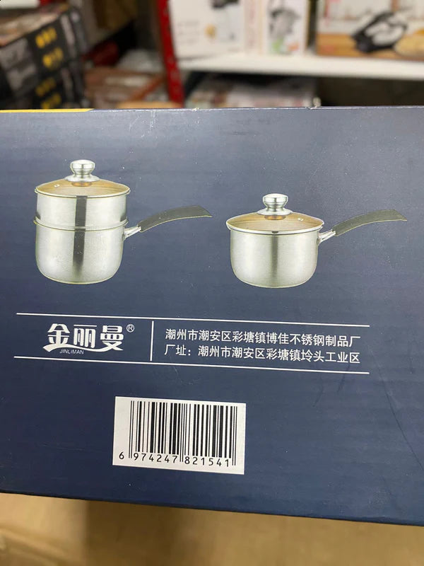 JLM Stainless Steel Saucepan 18cm