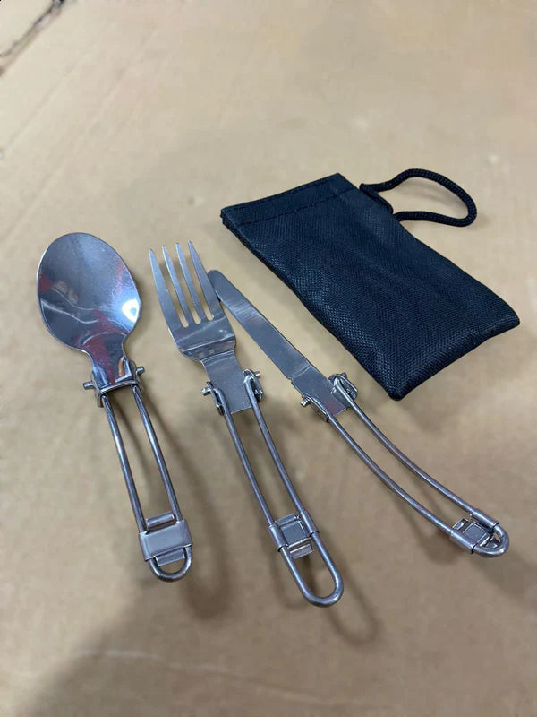 3 Pcs Camping Spoons Set