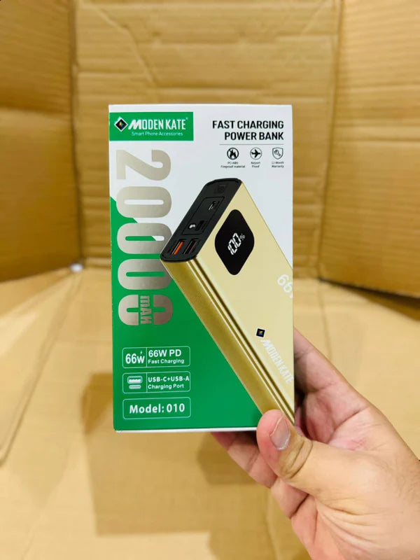 Moden Kate 20000mAh 66W Power Bank Model : 010