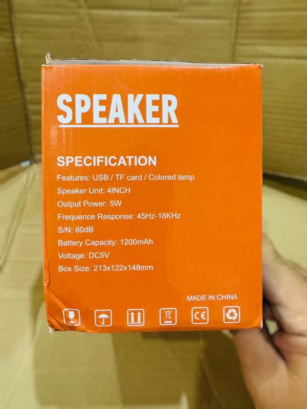 Chargeable Speaker With Wireless Microphone CS-0406M