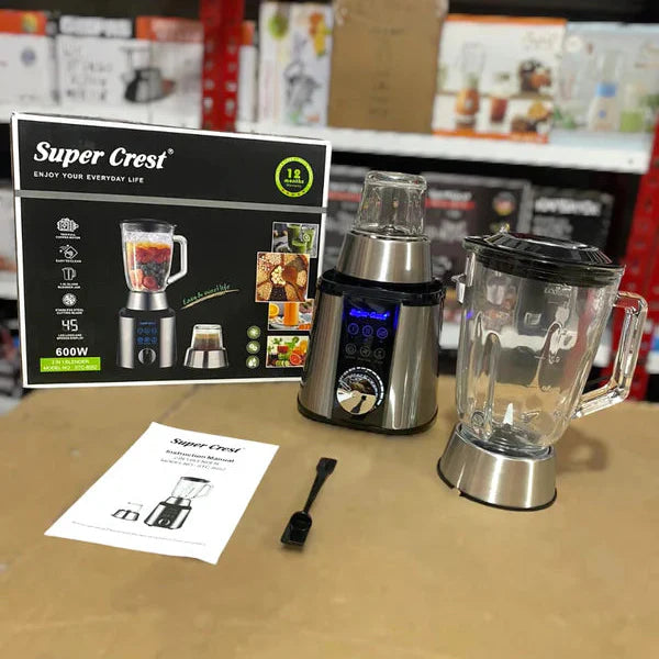 SUPER CREST 2 in 1 Digital Blender 600W SCT-8052