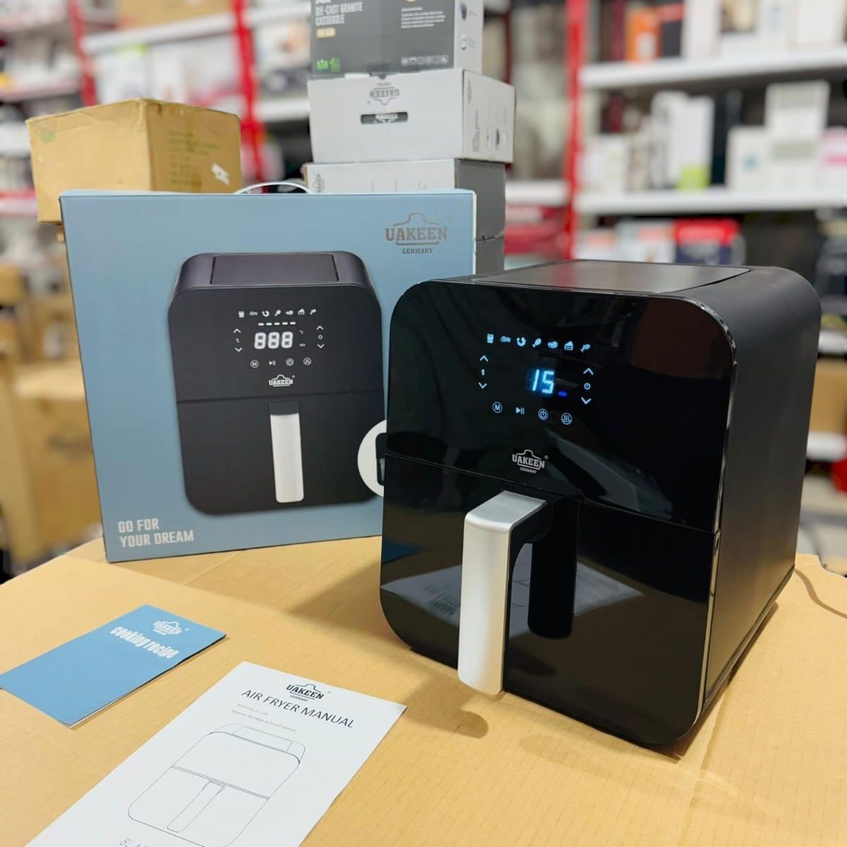 Uakeen Germany Digital Air Fryer 8L ZL-1704