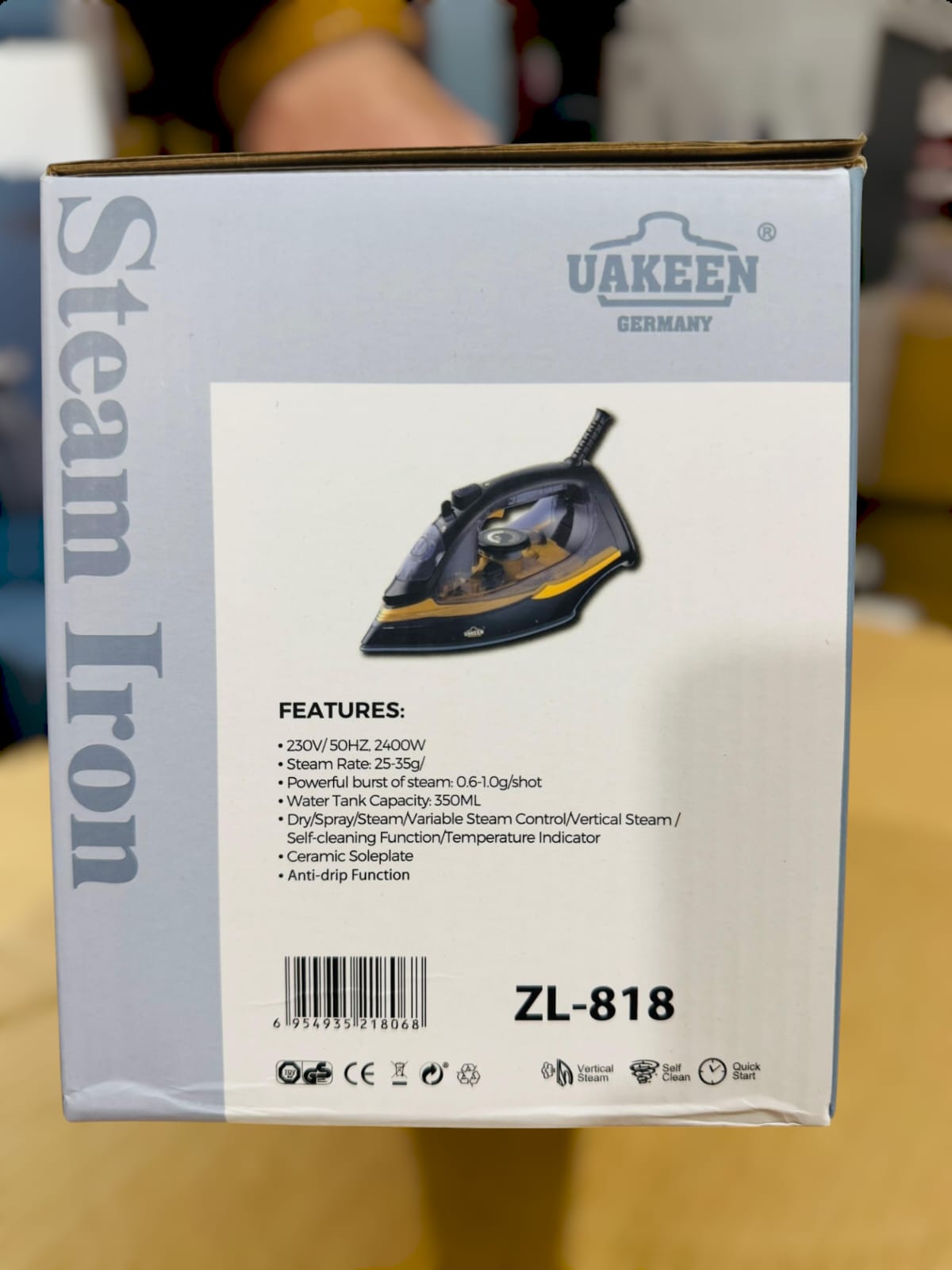 Uakeen Steam Iron ZL-818