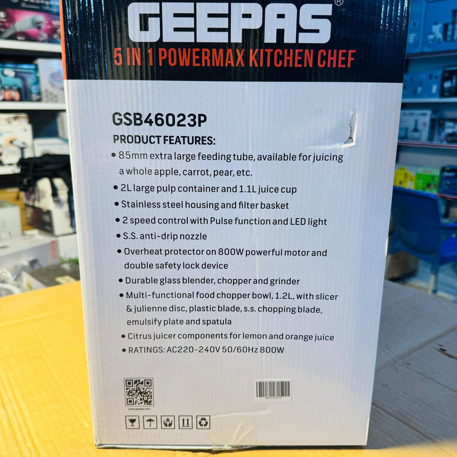 GEEPAS 5 in 1 Food Factory-46023