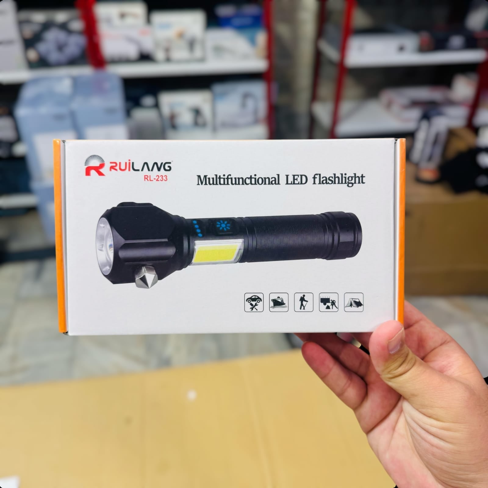 Ruilang Multifunctional LED Flashlight RL-233