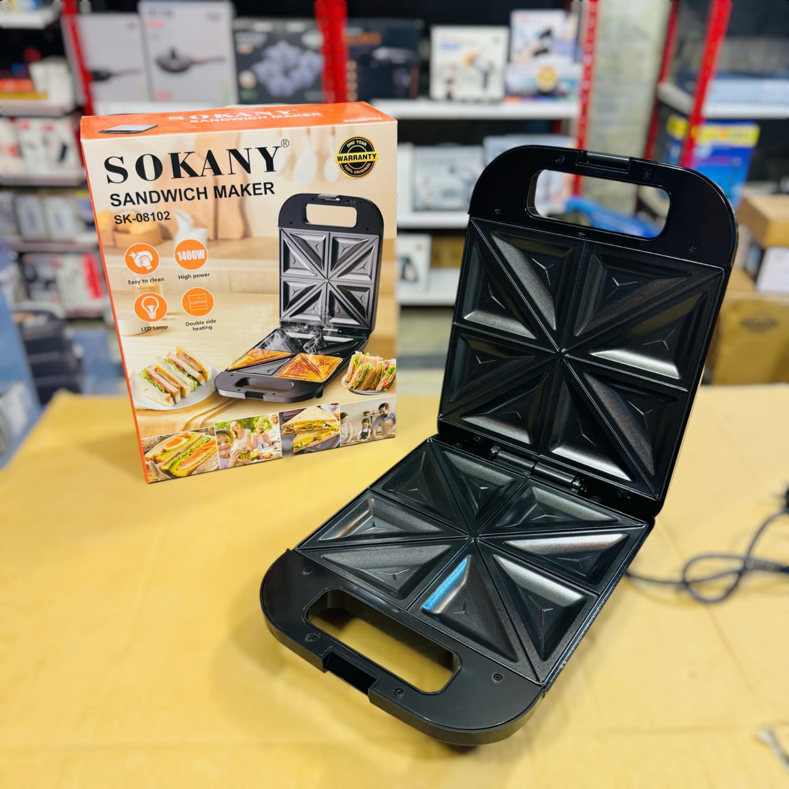 Sokany 8 Slice Sandwich Maker