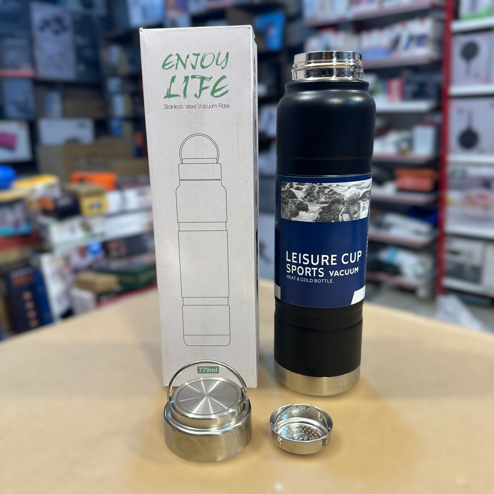 Enjoy Life Vacuum Water Bottle 770ml