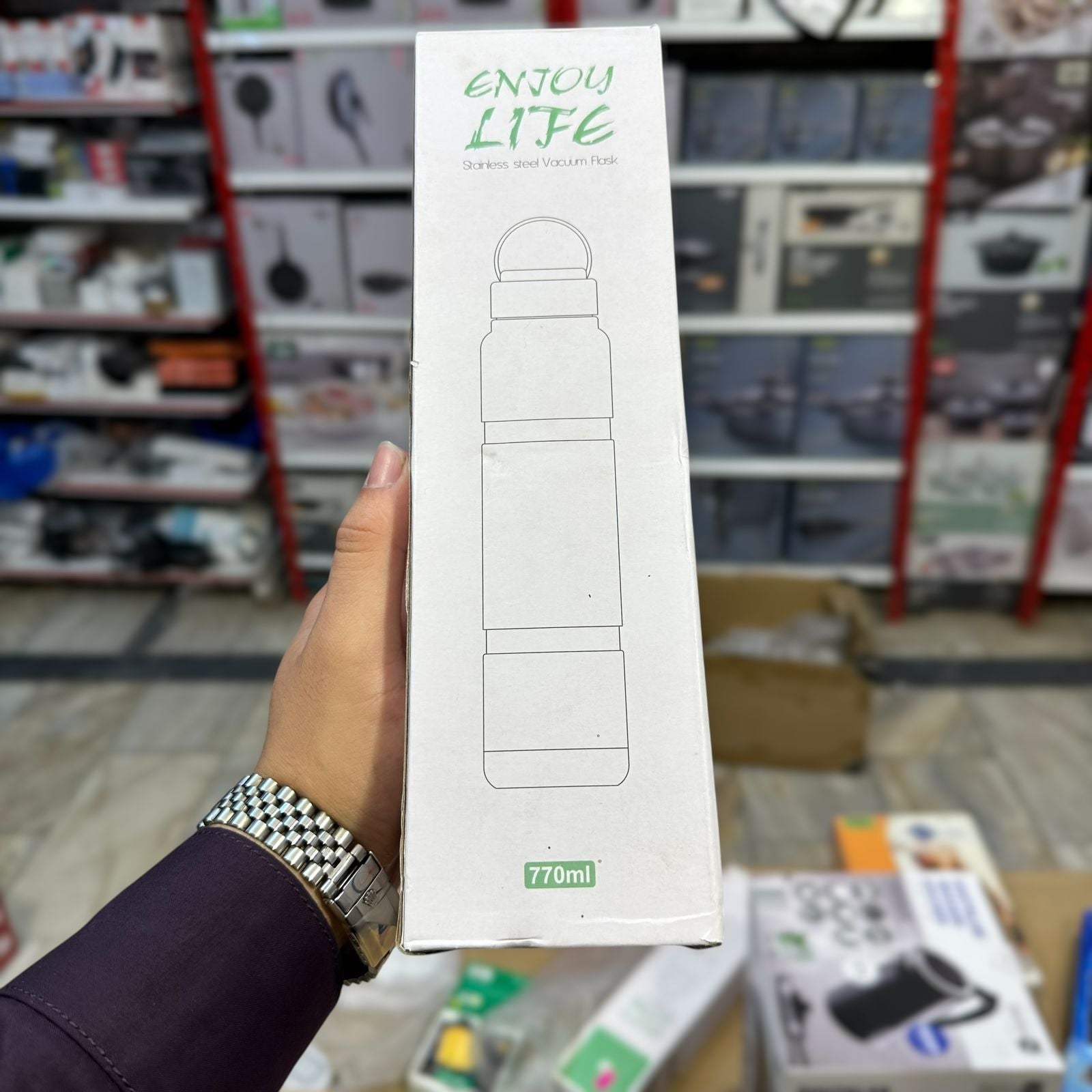 Enjoy Life Vacuum Water Bottle 770ml