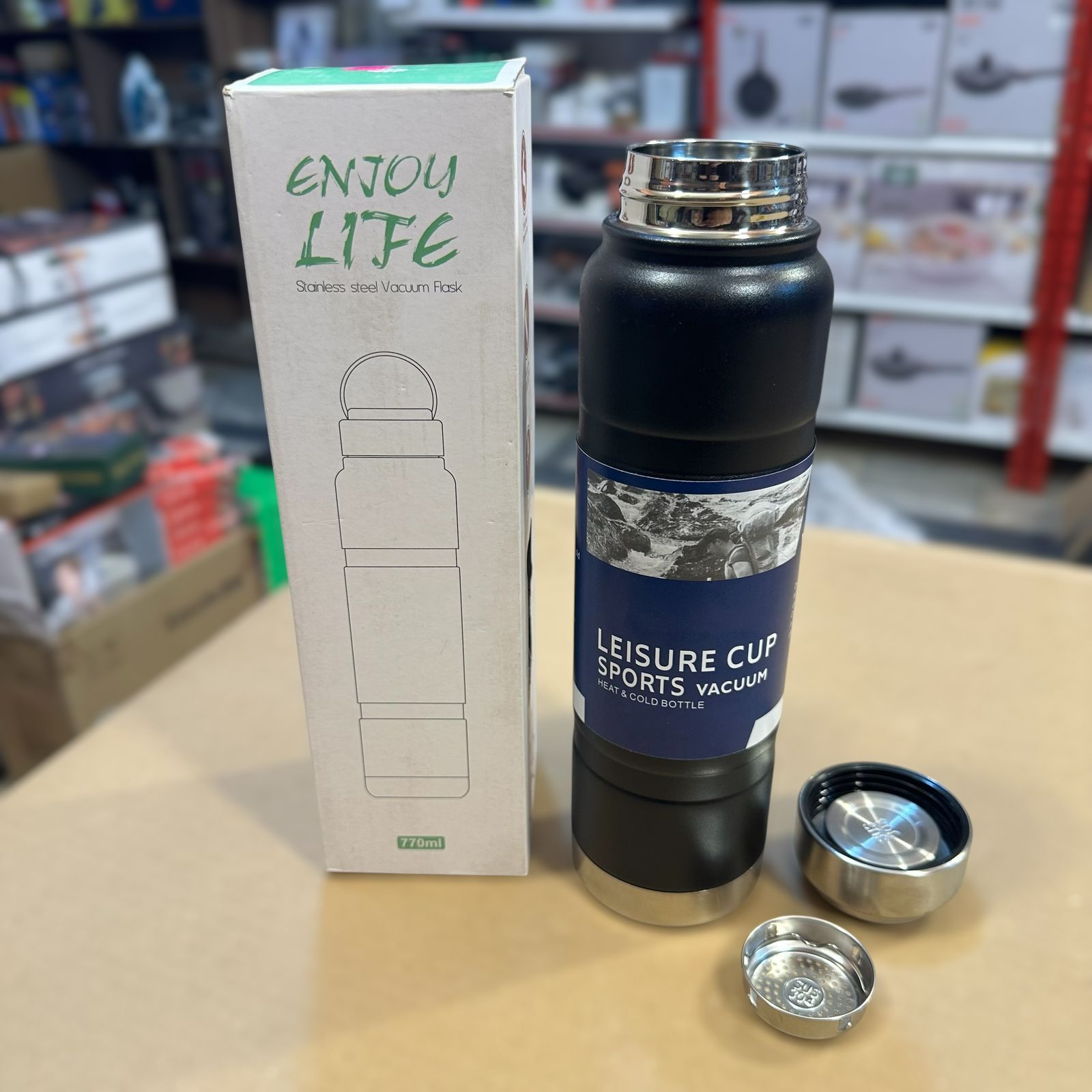 Enjoy Life Vacuum Water Bottle 770ml