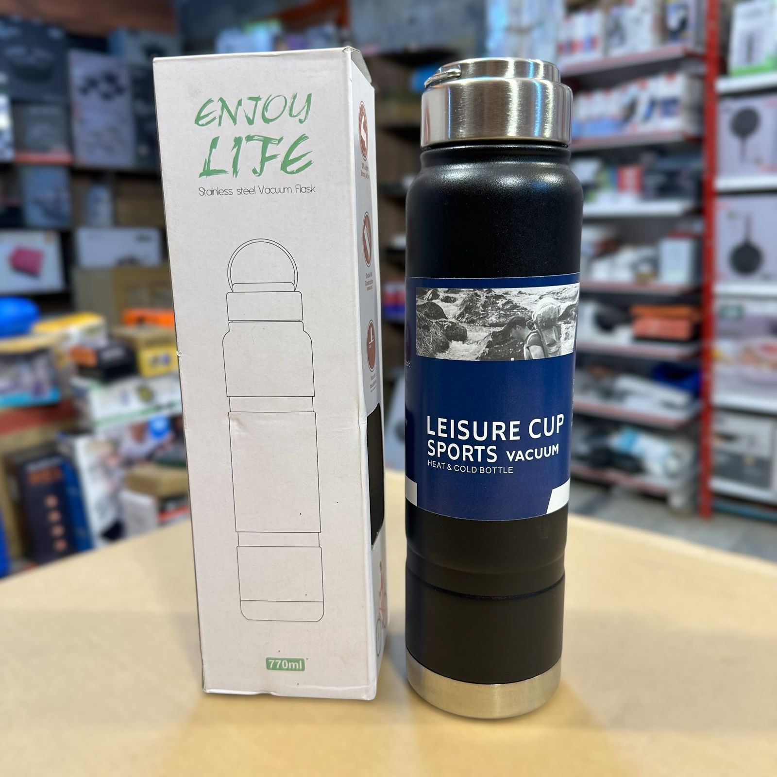 Enjoy Life Vacuum Water Bottle 770ml