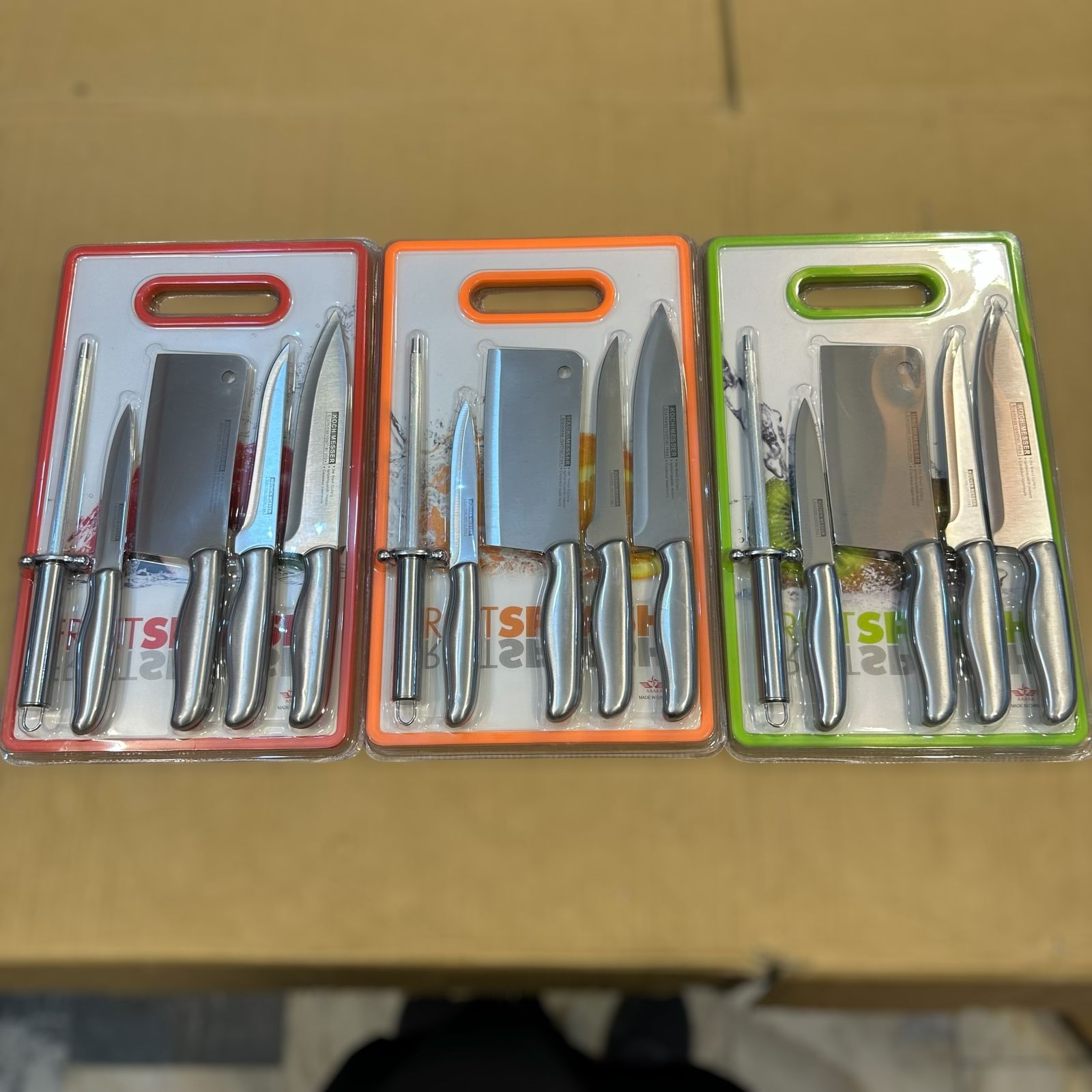 6pcs Kitchen Knife Set 15x9 inch