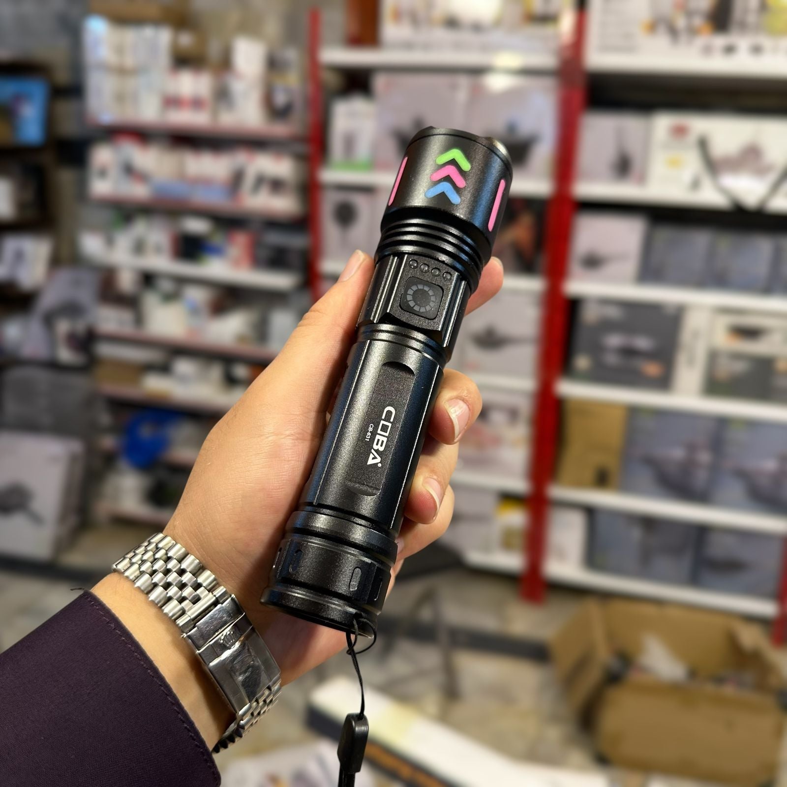 Coba 2000M LED Flashlight