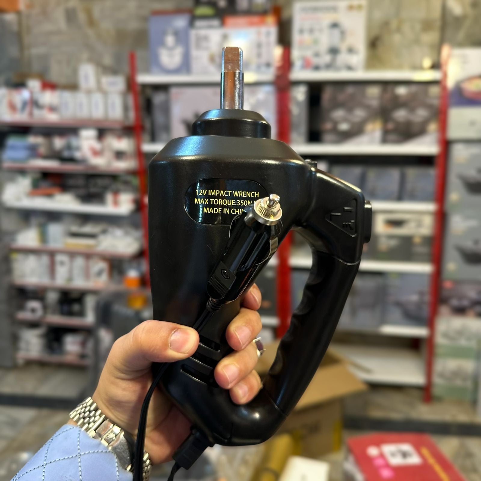 Electric Hydraulic Jack , Wrench & Tyre Inflator