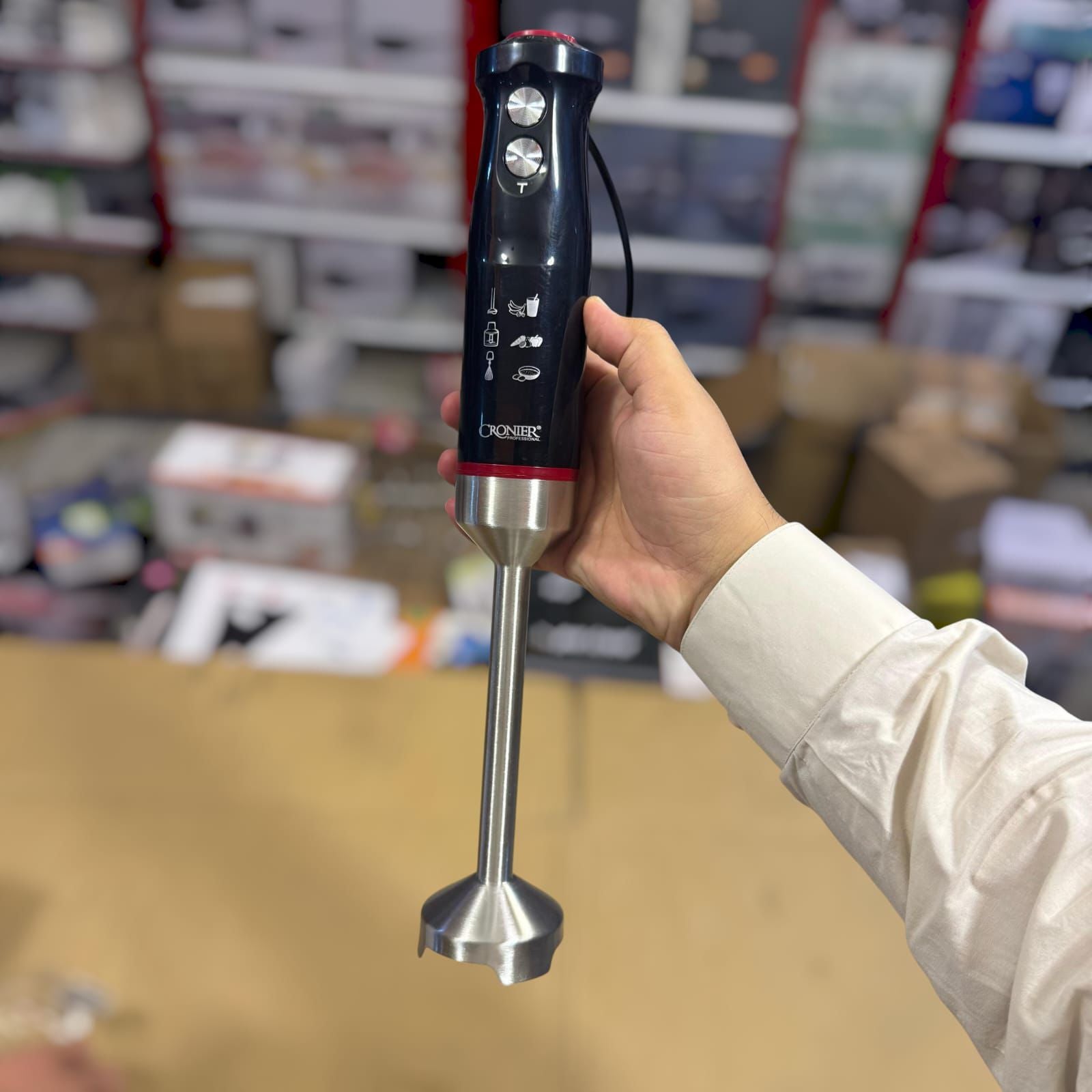 Cronier 5 in 1 Hand Blender Set CR-1115