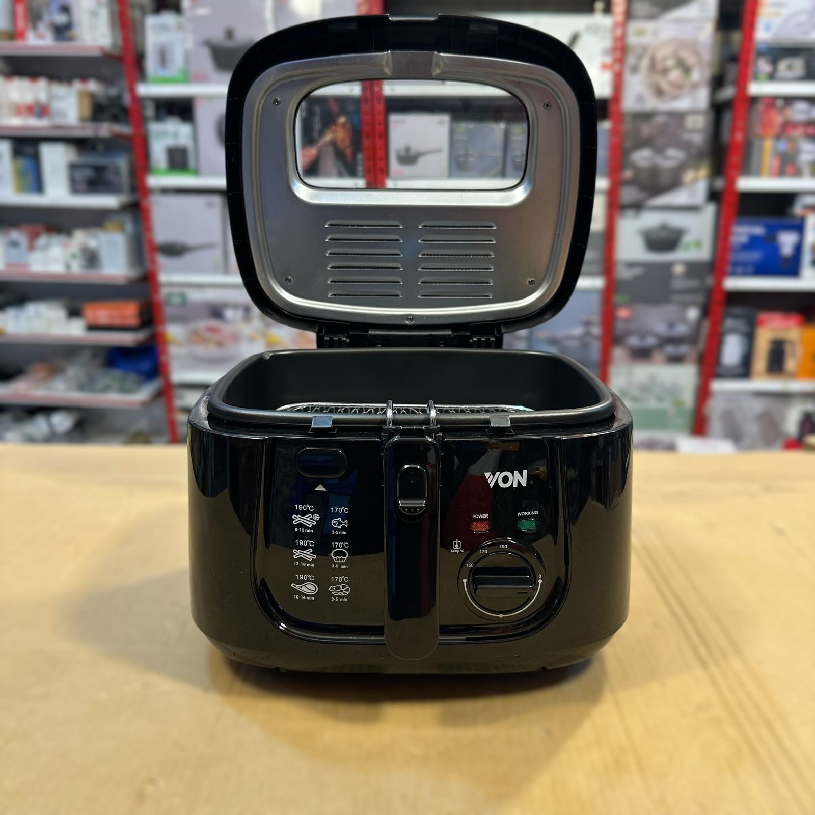 Von Deep Fryer 2.5L VSYD25BBK
