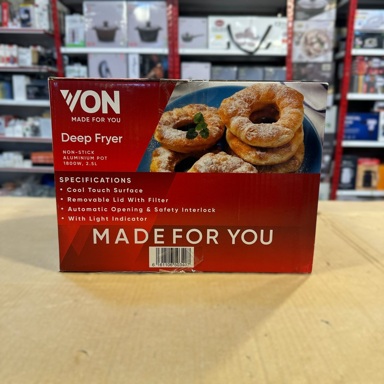 Von Deep Fryer 2.5L VSYD25BBK