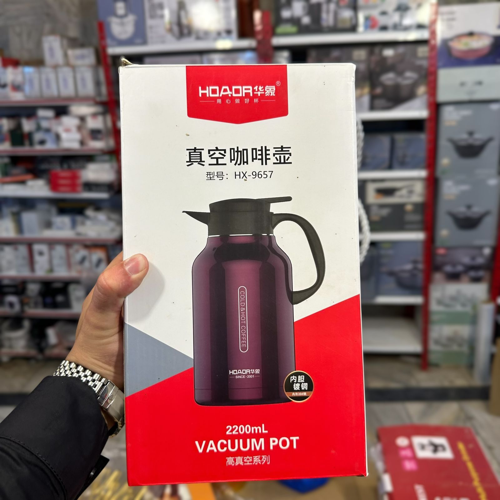 Hoadr Vacuum Kettle 2200ml HX-9657