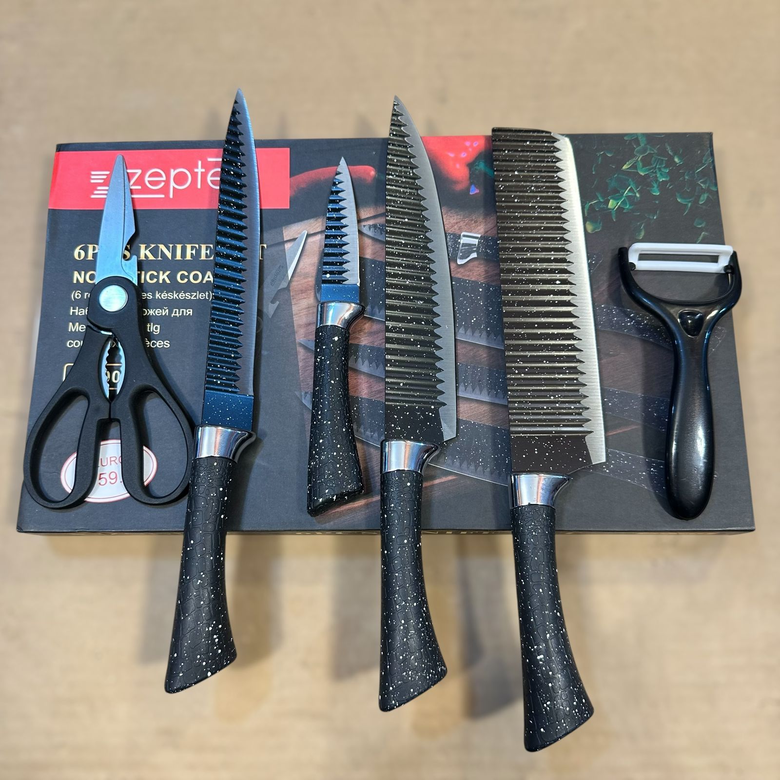 Lot Imported 6pcs Sharp Knives Set BC-003/004