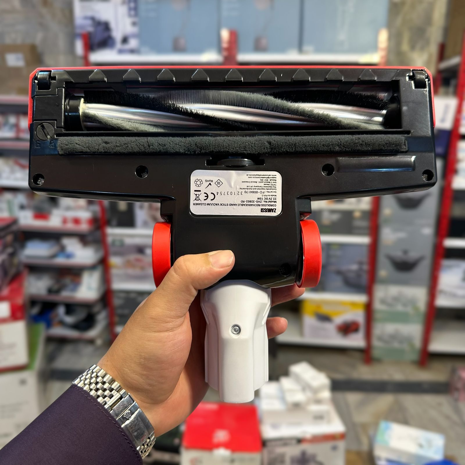 ZANUSSI Airwave Cordless Rechargeable Hand Stick Vacuum Cleaner