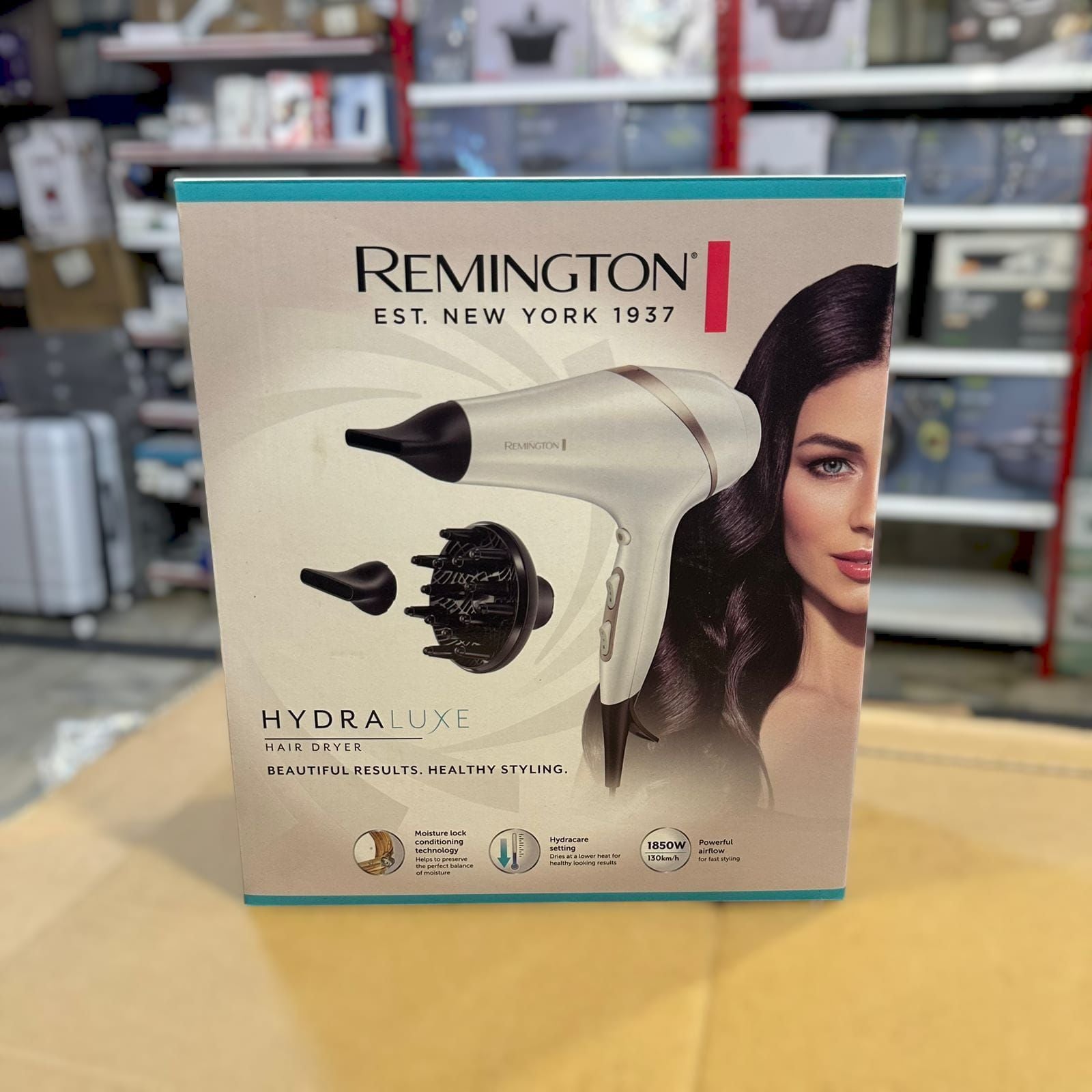 REMINGTON Hydraluxe Hair Dryer with Moisture– AC8901