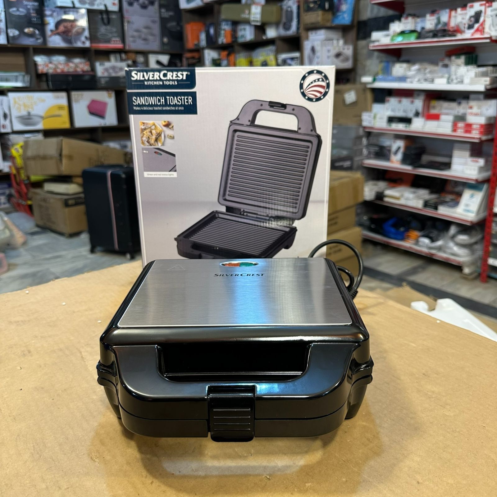 Big Size Silver Crest Sandwich Toaster ( 8 Slices)
