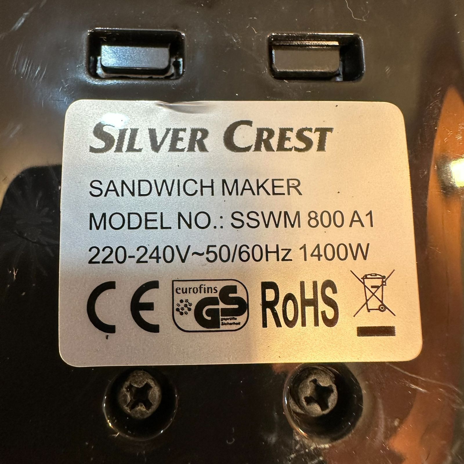 Big Size Silver Crest Sandwich Toaster ( 8 Slices)