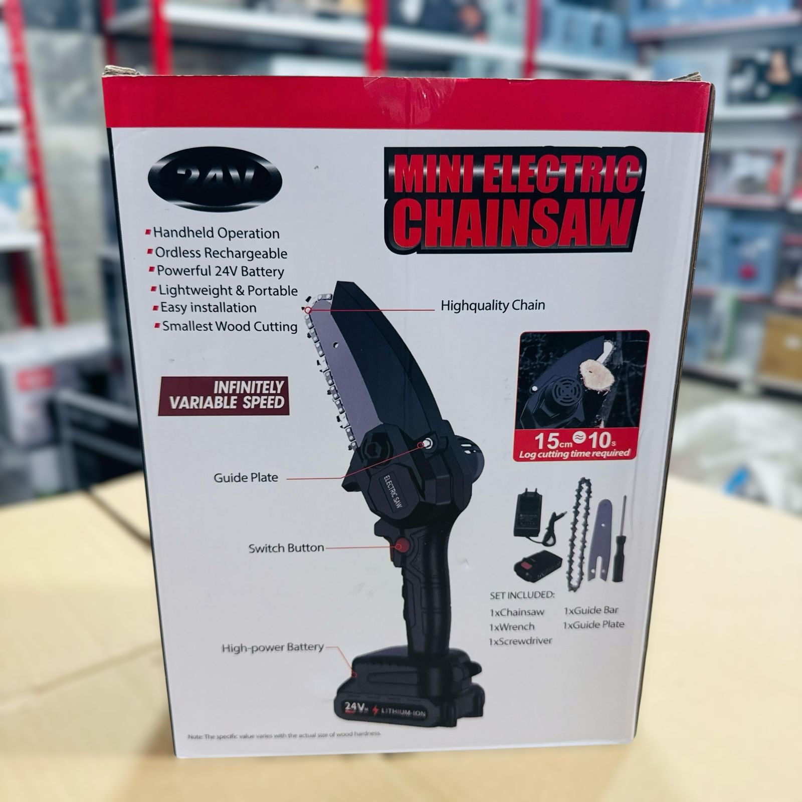 Rechargeable Handheld Mini Electric Chainsaw
