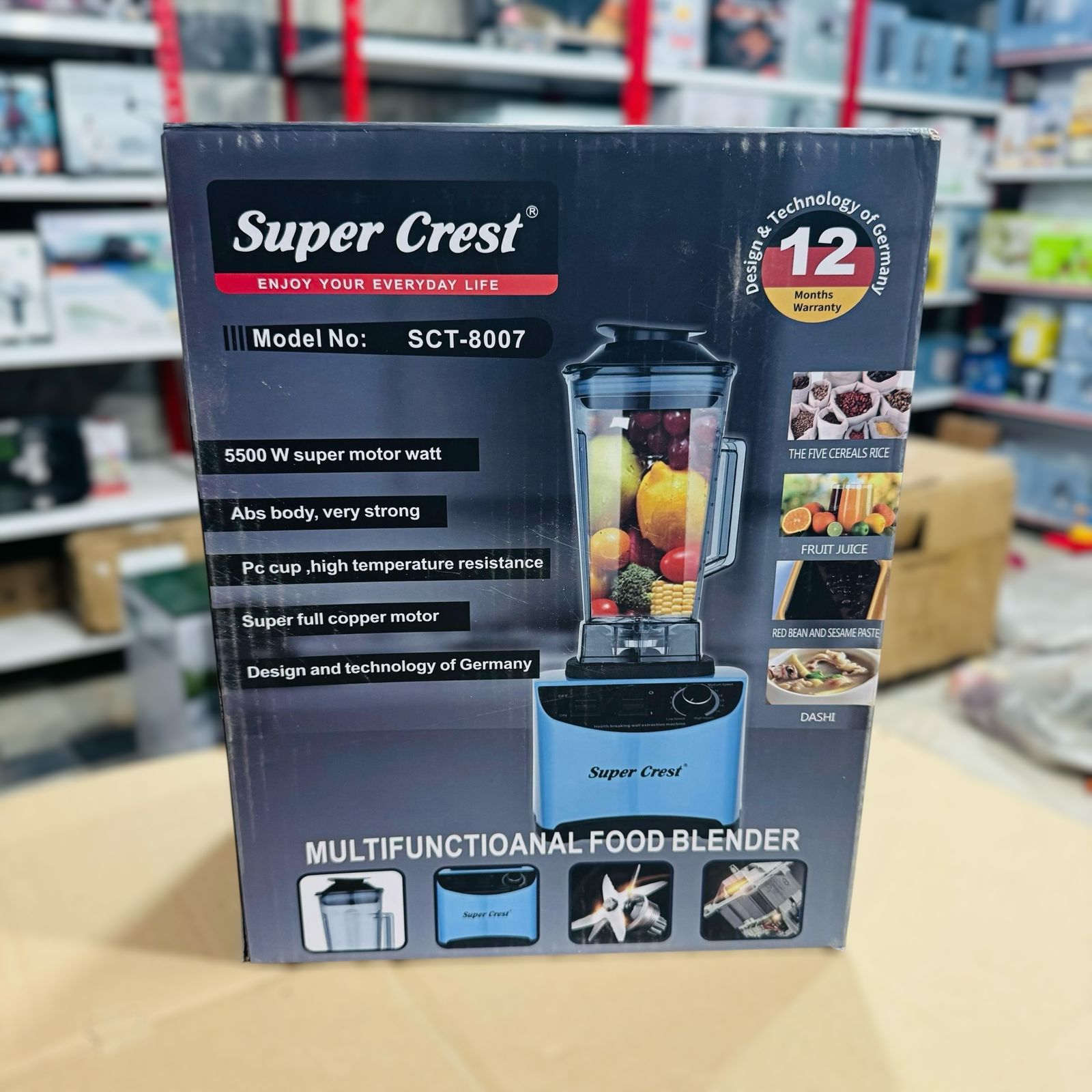 Super Crest Multifunctional Food Blender SCT-8007