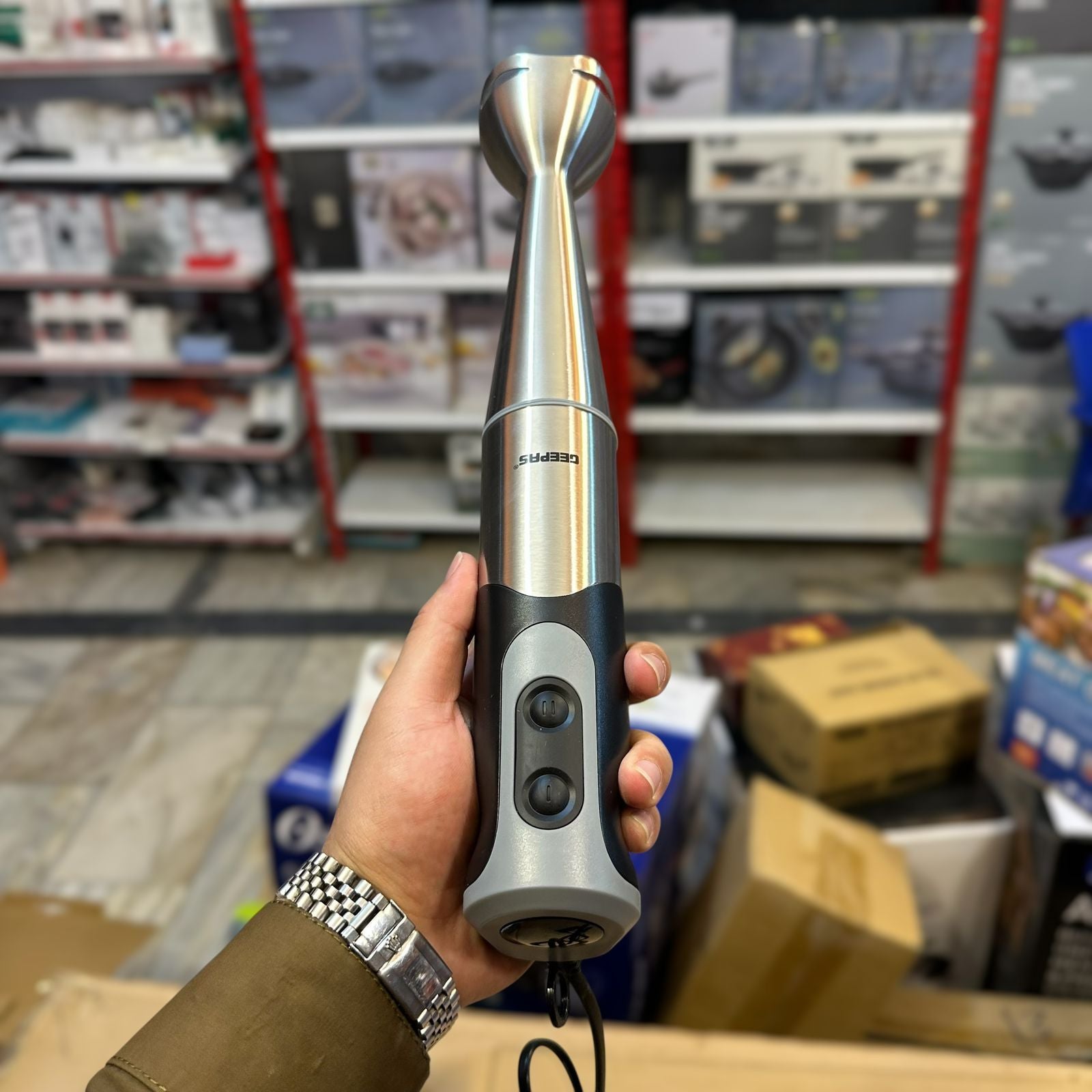 Geepas 700W Stainless Steel Hand Blender-5468