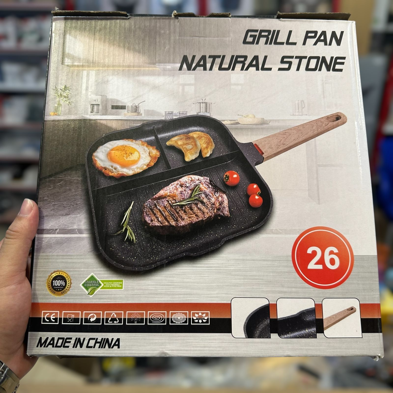 Natural Stone Grill Pan's