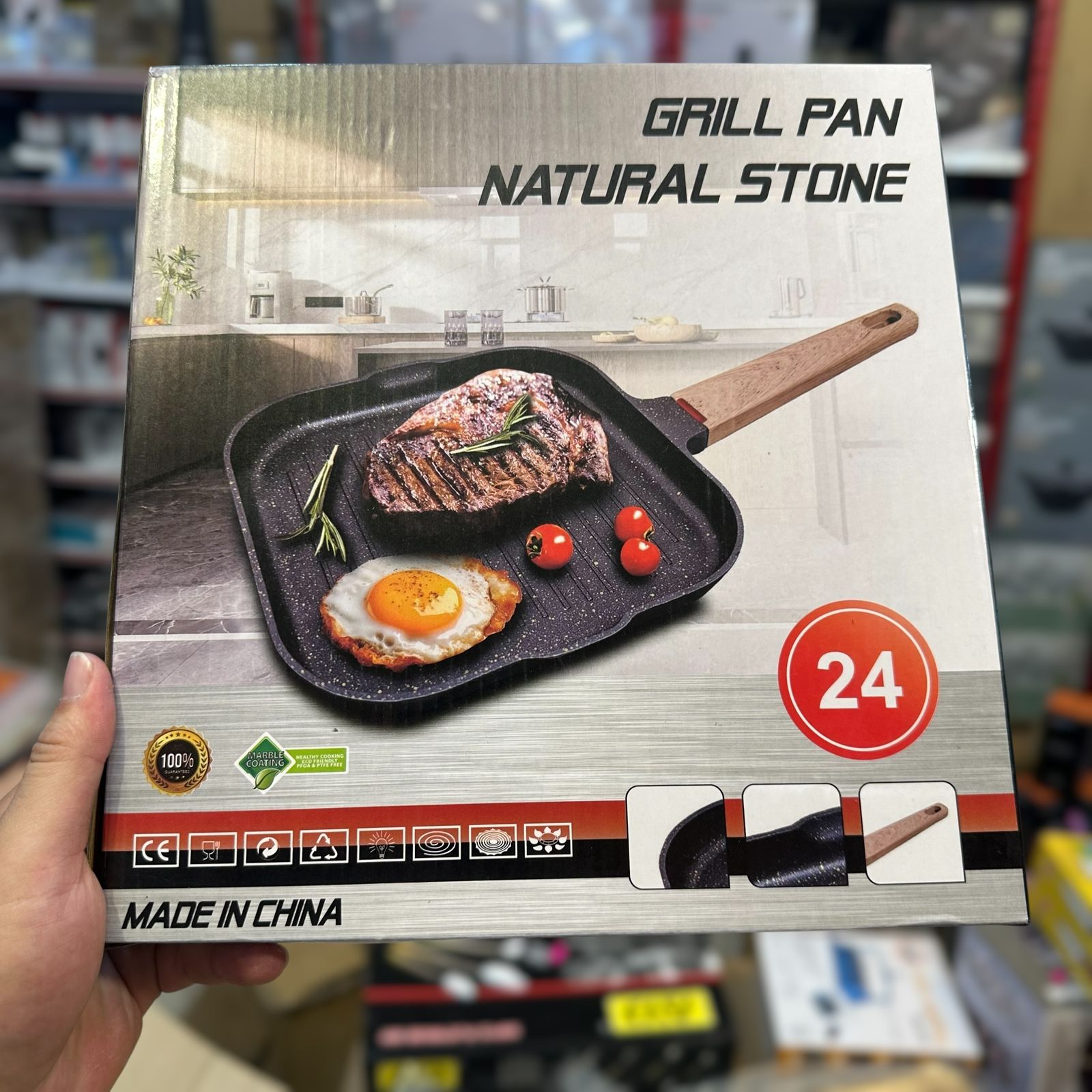 Natural Stone Grill Pan's