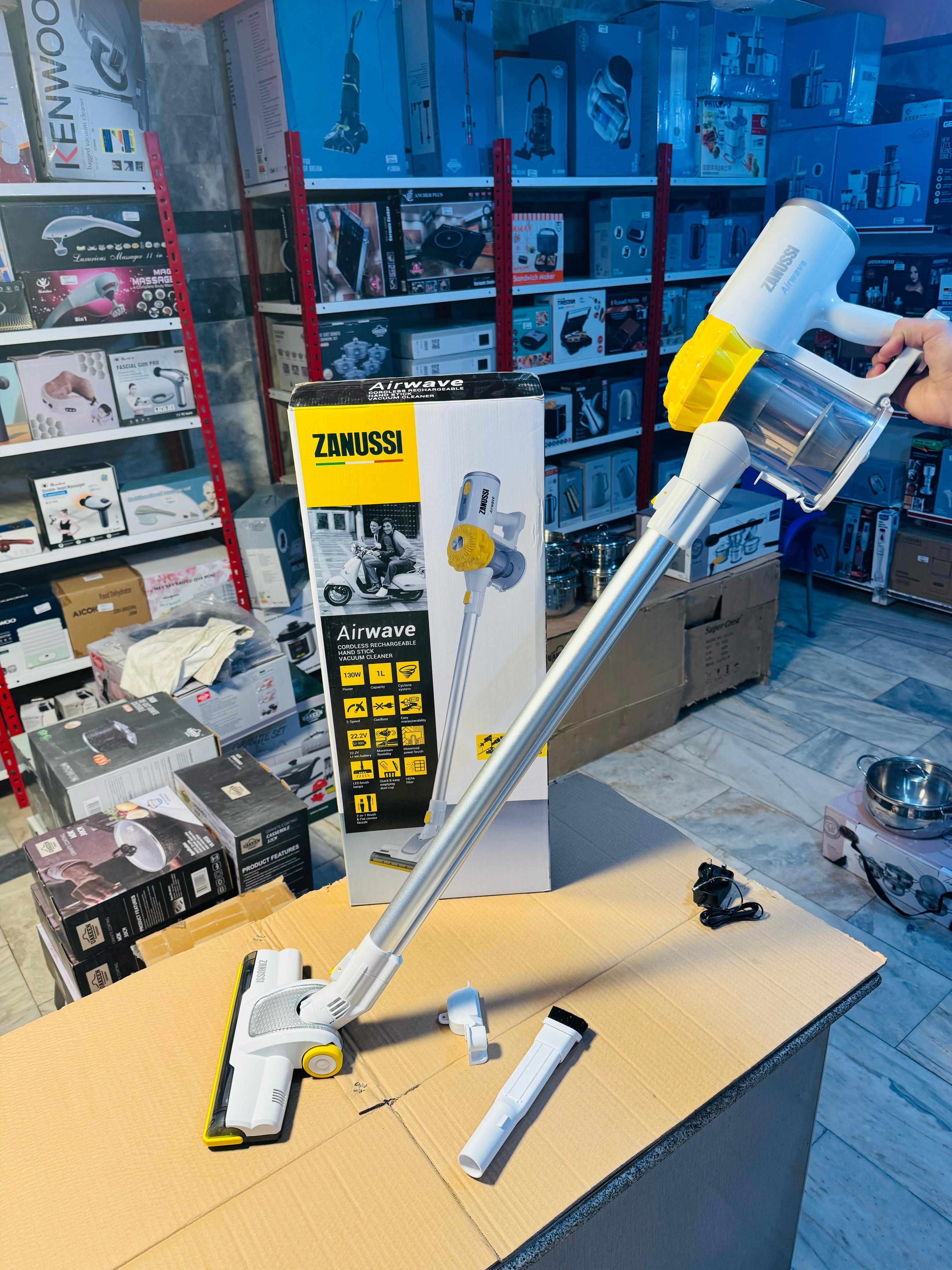 ZANUSSI Airwave Cordless Rechargeable Hand Stick Vacuum Cleaner
