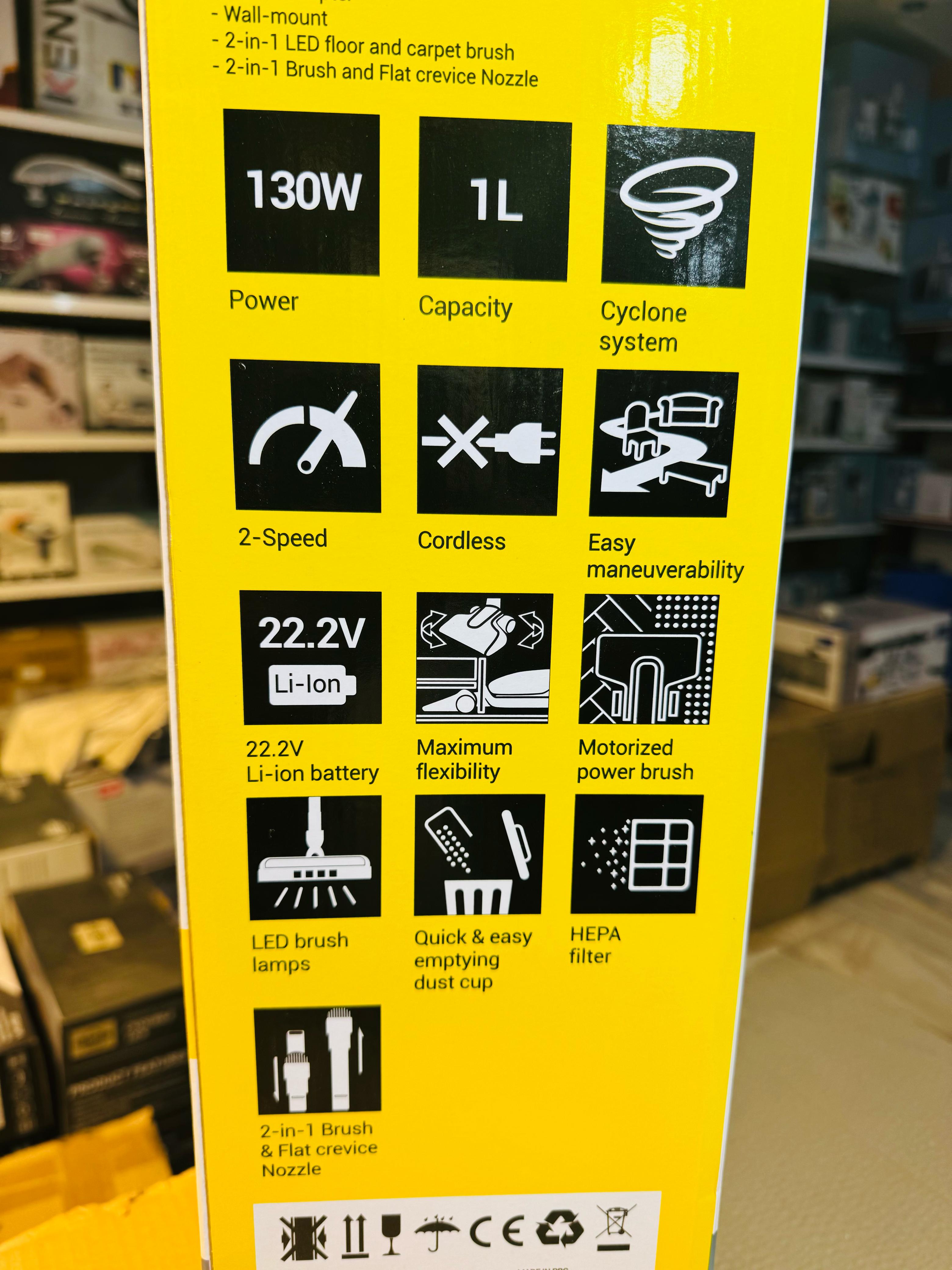 ZANUSSI Airwave Cordless Rechargeable Hand Stick Vacuum Cleaner