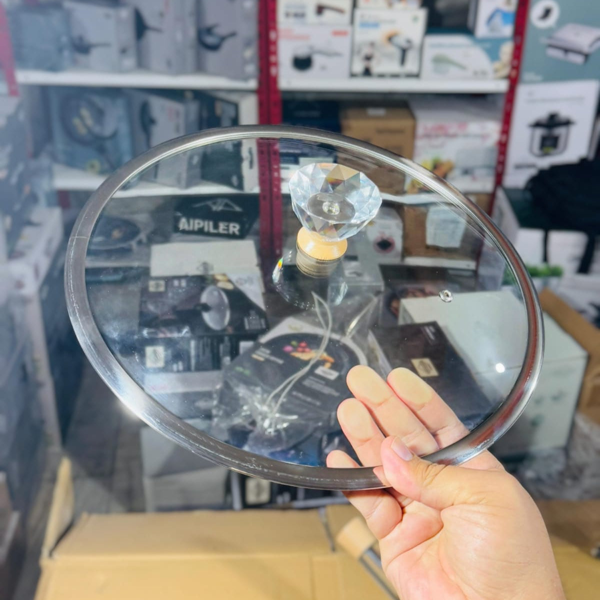 Crystal HoneyComb Laser Coated Deep Pan 34cm