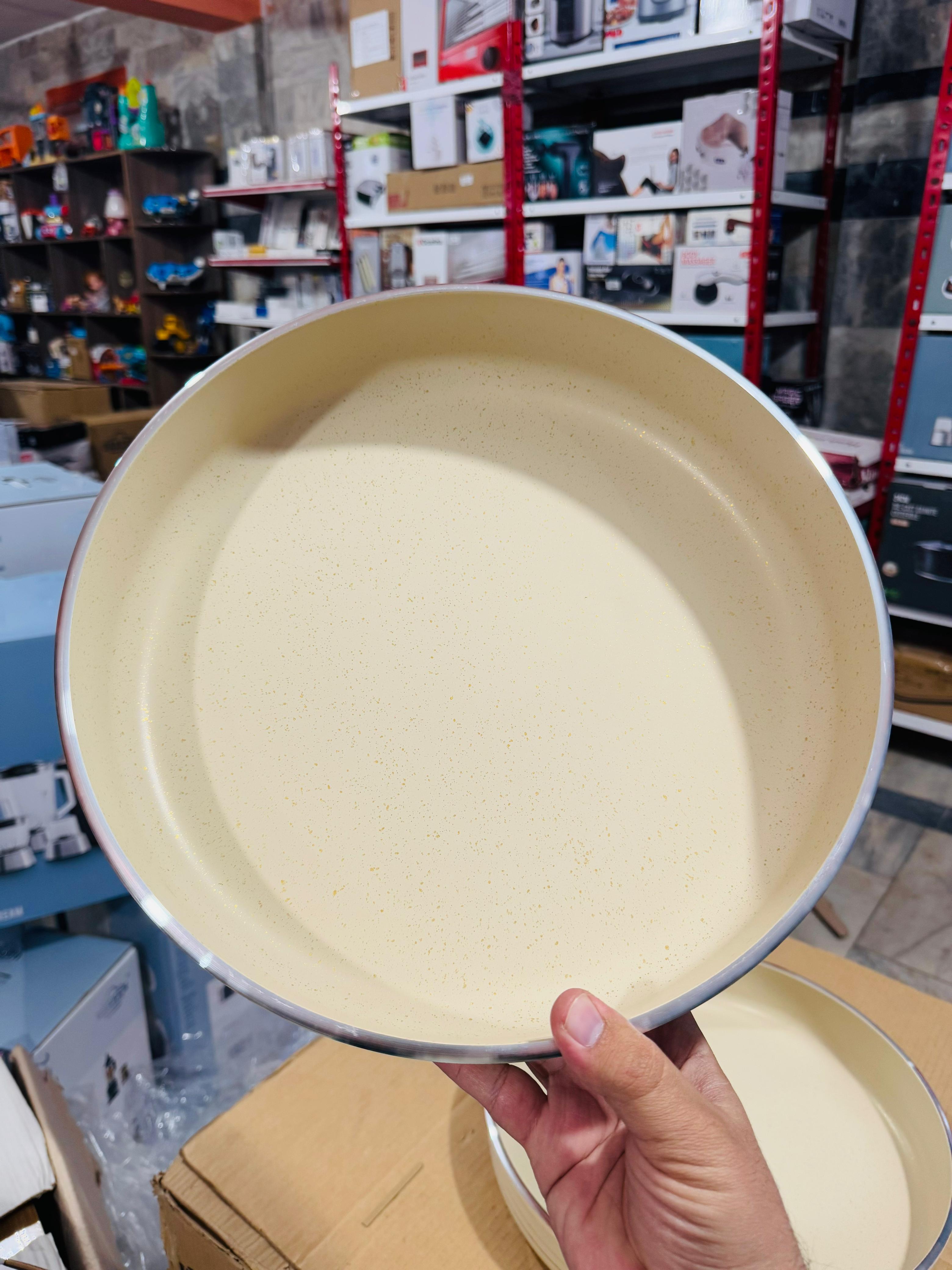 Uakeen Germany 3pcs Die-Cast Granite Cake Pan Set VK-150