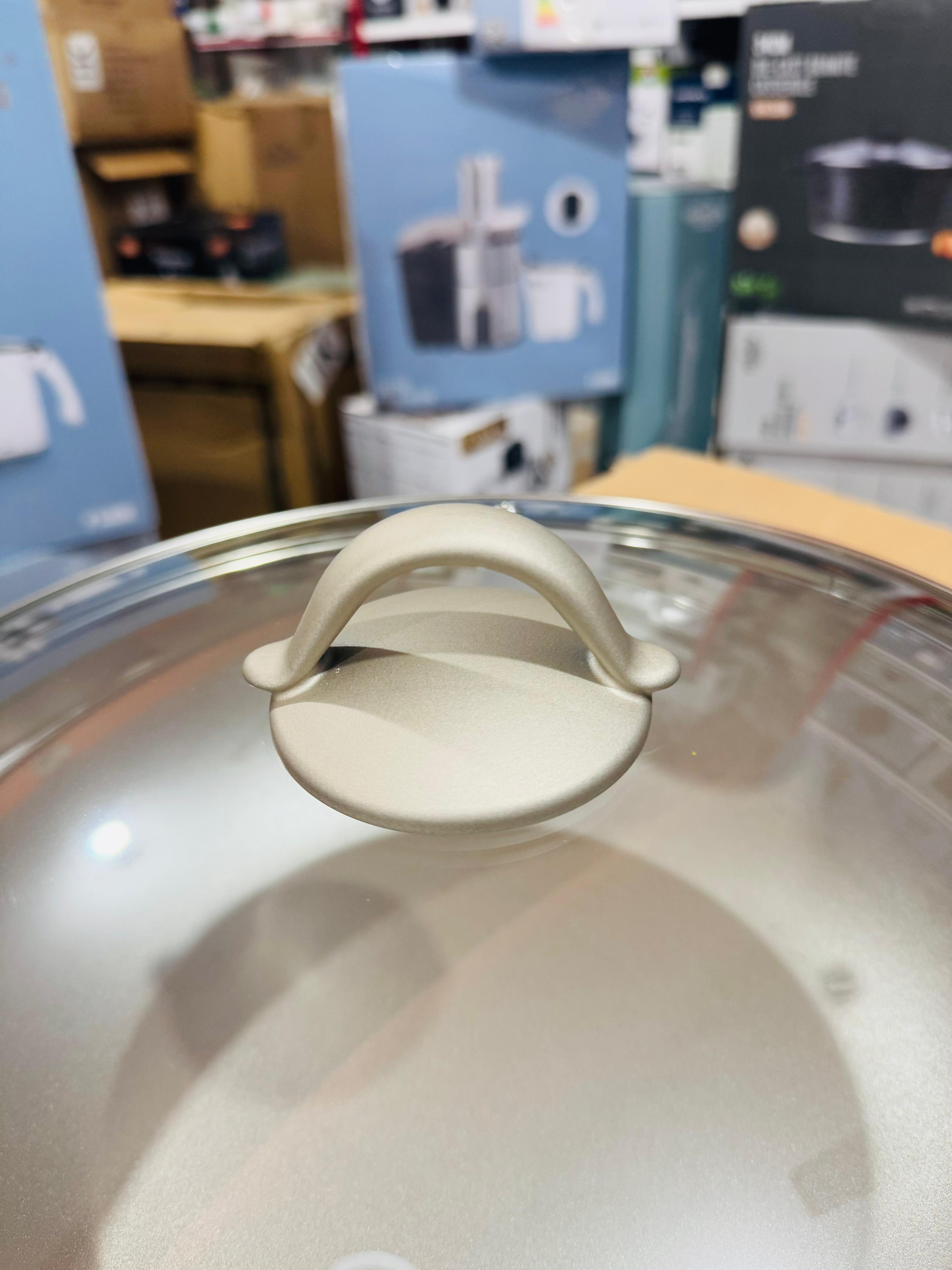 Uakeen Germany Induction Die-Cast Granite WOK 30cm VK-W530